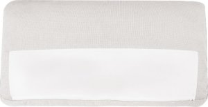 Beliani Narożnik 3-osobowy lewostronny biały LOFOTEN 5