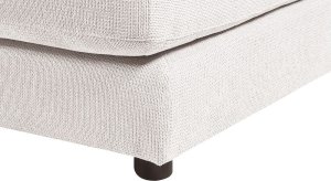 Beliani Narożnik 3-osobowy lewostronny biały LOFOTEN 9