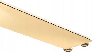 Beliani Stół do jadalni okrągły szklany 120 cm złoty MARAMO 6