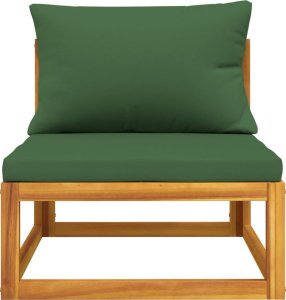 vidaXL 3-cz. zestaw wypoczynkowy do ogrodu, poduszki, drewno akacjowe 12