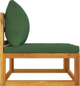 vidaXL 3-cz. zestaw wypoczynkowy do ogrodu, poduszki, drewno akacjowe 13