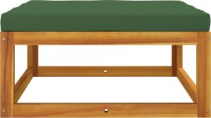 vidaXL 3-cz. zestaw wypoczynkowy do ogrodu, poduszki, drewno akacjowe 5