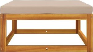 vidaXL 3-cz. zestaw wypoczynkowy do ogrodu, poduszki, drewno akacjowe 13