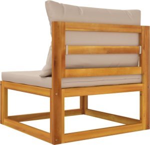 vidaXL 3-cz. zestaw wypoczynkowy do ogrodu, poduszki, drewno akacjowe 6