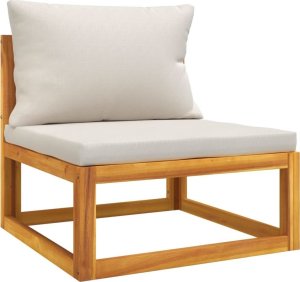 vidaXL 3-cz. zestaw wypoczynkowy do ogrodu, poduszki, drewno akacjowe 3