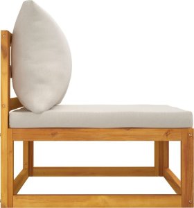 vidaXL 3-cz. zestaw wypoczynkowy do ogrodu, poduszki, drewno akacjowe 5