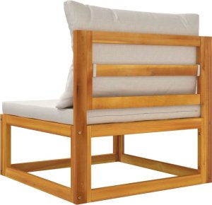 vidaXL 3-cz. zestaw wypoczynkowy do ogrodu, poduszki, drewno akacjowe 6