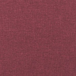 vidaXL Rozkładany fotel masujący, winna czerwień, obity tkaniną 12