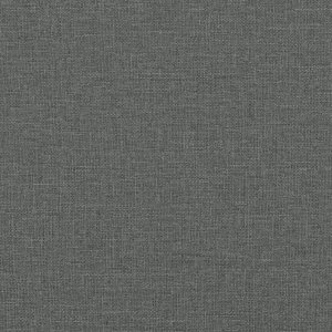 vidaXL Fotel rozkładany, ciemnoszary, tapicerowany tkaniną 10