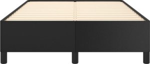 vidaXL vidaXL Rama łóżka, czarna, 120x190 cm, sztuczna skóra 5
