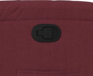 vidaXL Fotel rozkładany, winna czerwień, obity tkaniną 9