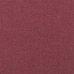 vidaXL Fotel rozkładany, winna czerwień, obity tkaniną 10