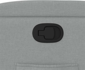 vidaXL Fotel rozkładany, jasnoszary, tapicerowany tkaniną 9