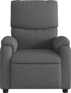 vidaXL Rozkładany fotel masujący, elektryczny, ciemnoszary, tkanina 8