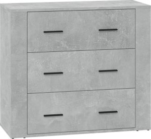 vidaXL Szafki, 3 szt., szarość betonu 7