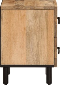 vidaXL Szafki nocne, 2 szt., 40x33x46 cm, lite drewno mango 7