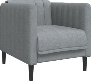 vidaXL Fotel, ciemnoszary, tapicerowany tkaniną 2