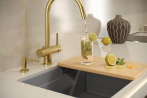 Zlewozmywak GraniteQ GraniteQ  Logan 100 Czarny Metalik 4