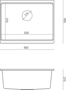 Zlewozmywak GraniteQ GraniteQ  Logan 100 Czarny Metalik 5