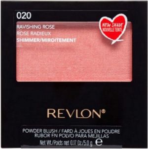 Revlon Powder Blush róż do policzków 020 Shimmer Ravishing Rose 5g 1