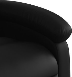 vidaXL Rozkładany fotel masujący, elektryczny, czarny, sztuczna skóra 10