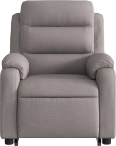 vidaXL Podnoszony fotel masujący, elektryczny, rozkładany, kolor taupe 8