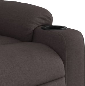 vidaXL Podnoszony fotel masujący, elektryczny, rozkładany, ciemny brąz 11