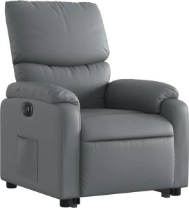 vidaXL Rozkładany fotel pionizujący, elektryczny, szary 3