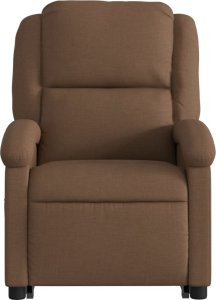 vidaXL Podnoszony fotel masujący, elektryczny, rozkładany, brązowy 8