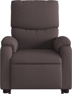 vidaXL Podnoszony fotel masujący, elektryczny, rozkładany, brązowy 8