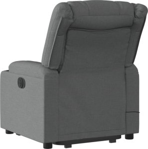 vidaXL Podnoszony fotel masujący, elektryczny, rozkładany, ciemnoszary 4