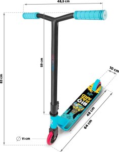 Hulajnoga Soke Hulajnoga wyczynowa SOKE GO! turkusowa 17