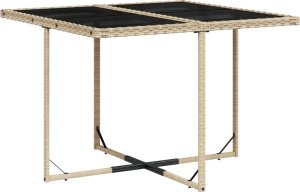 vidaXL 9-częściowy zestaw mebli ogrodowych z poduszkami, mieszany beż 4