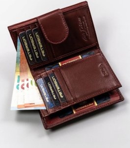 Peterson Skórzany, Średni Portfel Damski Na Zatrzask 8