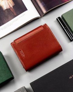 Peterson Mały, Skórzany Portfel Damski Na Zatrzask 5