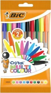 Teka Długopis Cristal Multicolour 10szt 1