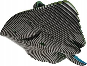 Fat Brain Toys Kotek Tuxedo Eugy Eko* Układanka 3D 18