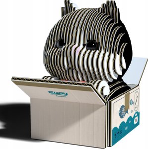 Fat Brain Toys Kotek Tuxedo Eugy Eko* Układanka 3D 4