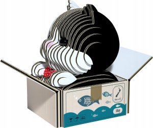 Fat Brain Toys Kotek Tuxedo Eugy Eko* Układanka 3D 7