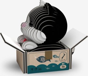 Fat Brain Toys Kotek Tuxedo Eugy Eko* Układanka 3D 10