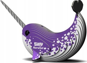Fat Brain Toys Narwal Eugy. Eko* Układanka 3D 4