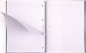 Teka Zeszyt na spirali A4/80K kratka 1918 beżowy MILAN 3