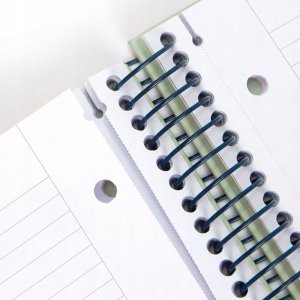 Teka Zeszyt na spirali A4/80K linia 1918 różowy MILAN 4