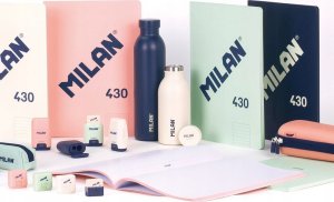 Teka Zeszyt klejony A4/48K kratka 1918 beżowy MILAN 5