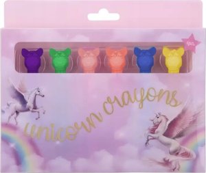 Teka Kredki woskowe Unicorn 6 kolorów 2