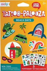 Teka Tatuaże zmywalne mini Tattoo Palooza - Plaża 1