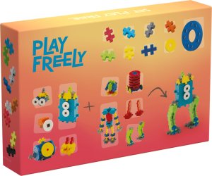 Teka Klocki Plus-Plus Naucz się budować Roboty 275el 4