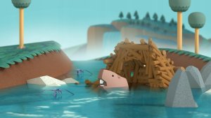 Figurka Teka HalfToys składany Bóbr 8