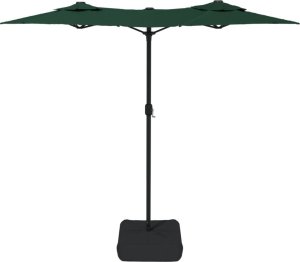 vidaXL Parasol ogrodowy podwójny, zielony, 316x240 cm 4