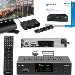 Tuner TV Cabletech Tuner DVB-T2  H.265 HEVC Cabletech 19